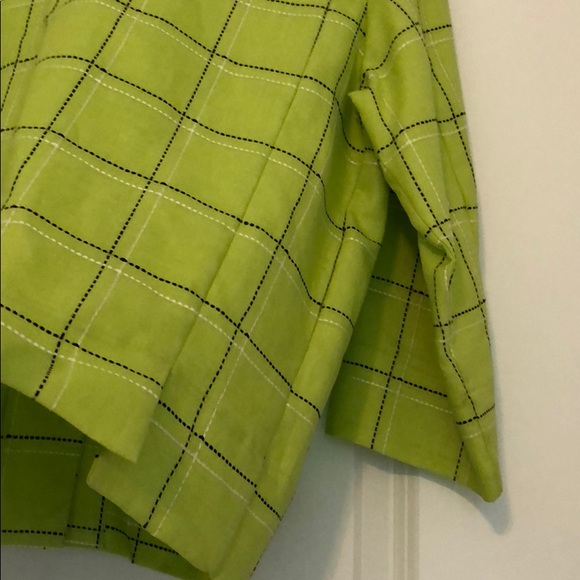 Westbound button down shirt 14 linen green loose - Picture 6 of 6